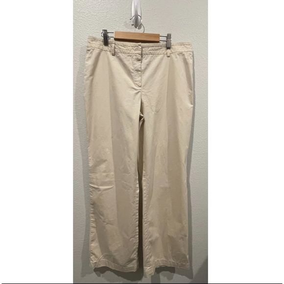AKRIS PUNTO Beige Cotton Pants - Picture 1 of 4